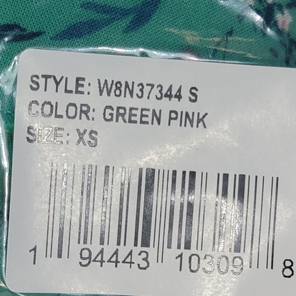 Lottie & Holly B.O.G Collective Green Floral Ruffle Dress Women's Size Large NWT - Picture 5 of 9